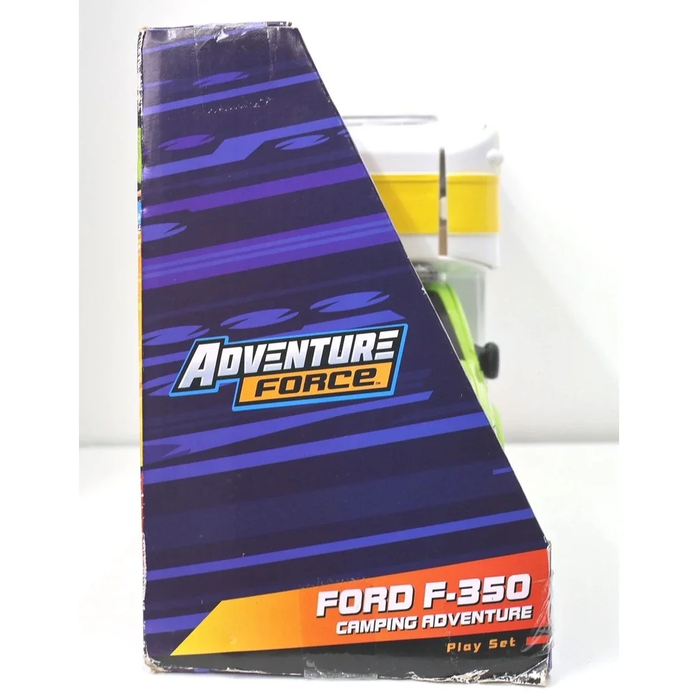 Adventure Force Ford F-350 Camping Adventure Play Set Kids Green New 8 Piece